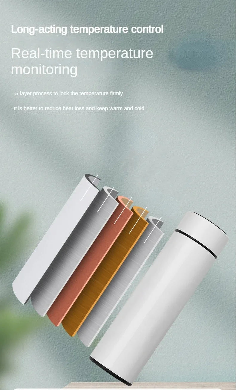 SmartTemp 500 – Termos LED 500 ml z cyfrowym wyświetlaczem temperatury